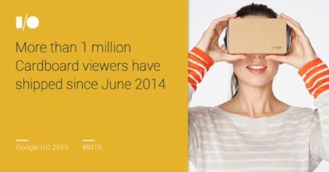 Google io15 announcement Cardboard
